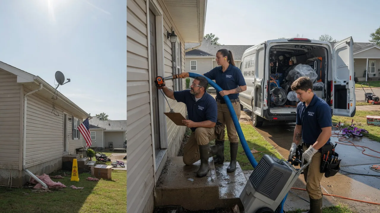 Ceiling Water Damage Restoration in Santa Clara, UT near me